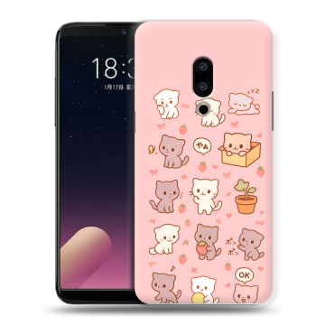 Силиконовый чехол на Meizu 15 с принтом Hello Kitty Хелоу Кити