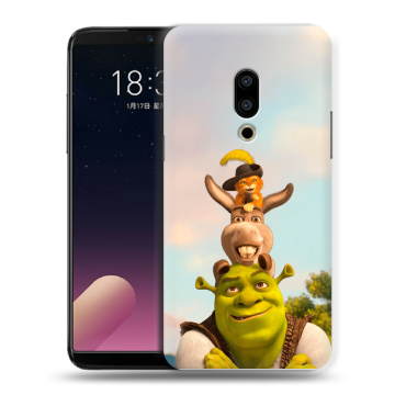 Силиконовый чехол на Meizu 15 с принтом Шрек Shrek