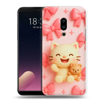 Силиконовый чехол на Meizu 15 с принтом для девочек