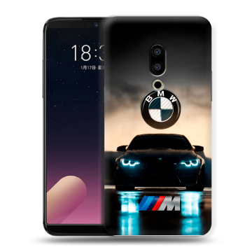Силиконовый чехол на Meizu 15 с принтом БМВ BMW