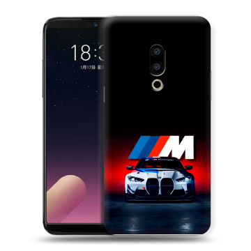 Силиконовый чехол на Meizu 15 с принтом БМВ BMW