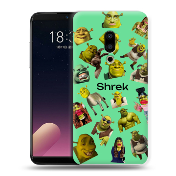 Силиконовый чехол на Meizu 15 с принтом Шрек Shrek