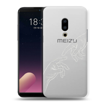 Силиконовый чехол на Meizu 15 с принтом Сотворение мира