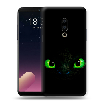 Силиконовый чехол на Meizu 15 с принтом Как приручить дракона