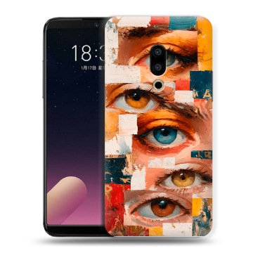 Силиконовый чехол на Meizu 15 с принтом Модный принт