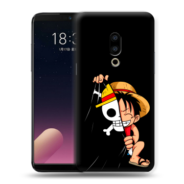 Силиконовый чехол на Meizu 15 с принтом One Piece Ван Пис