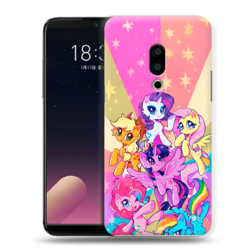 Силиконовый чехол на Meizu 15 с принтом My little pony Дружба чудо