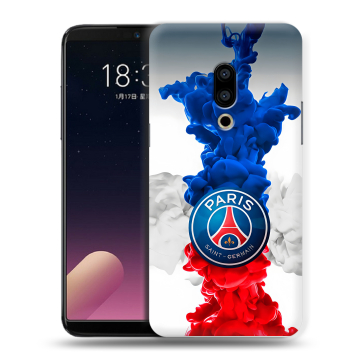 Силиконовый чехол на Meizu 15 с принтом PSG ПСЖ
