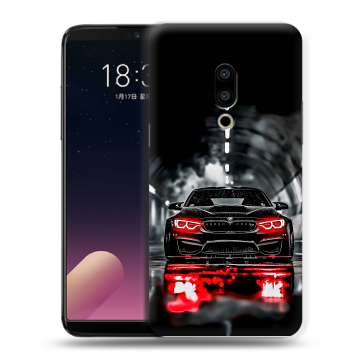 Силиконовый чехол на Meizu 15 с принтом BMW БМВ