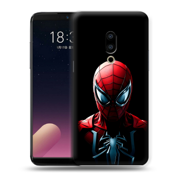 Силиконовый чехол на Meizu 15 с принтом Spiderman Человек паук Силиконовый чехол на Meizu 15 с принтом Spiderman Человек паук