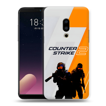 Силиконовый чехол на Meizu 15 с принтом Counter Strike