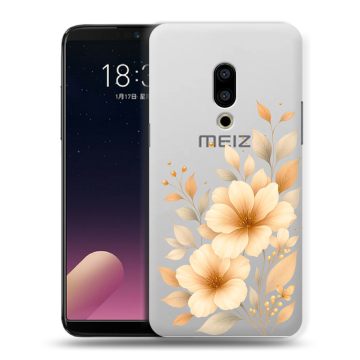 Силиконовый чехол на Meizu 15 с принтом для девушки
