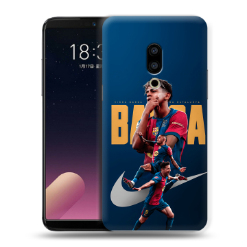 Силиконовый чехол на Meizu 15 с принтом Барселона Barca Yamal 