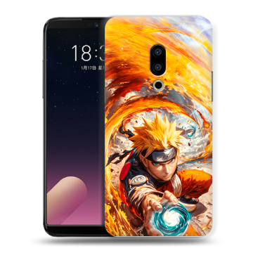 Силиконовый чехол на Meizu 15 с принтом Аниме Наруто Naruto