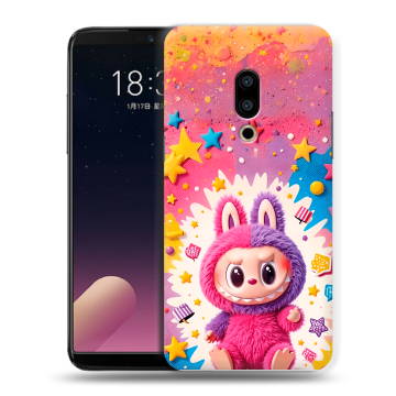 Силиконовый чехол на Meizu 15 с принтом Labubu Лабубу