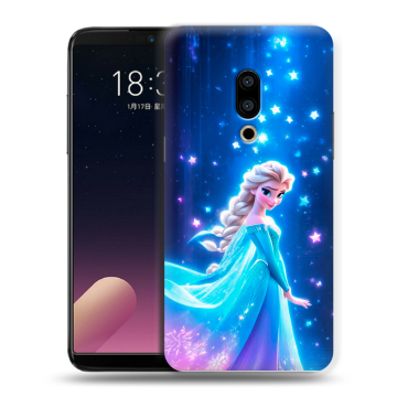 Силиконовый чехол на Meizu 15 с принтом Холодное сердце Frozen