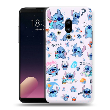 Силиконовый чехол на Meizu 15 с принтом Лило и Стич Силиконовый чехол на Meizu 15 с принтом Лило и Стич