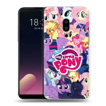 Силиконовый чехол на Meizu 15 с принтом My little pony Дружба чудо