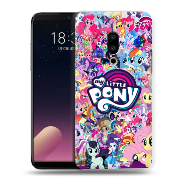 Силиконовый чехол на Meizu 15 с принтом My little pony Дружба чудо