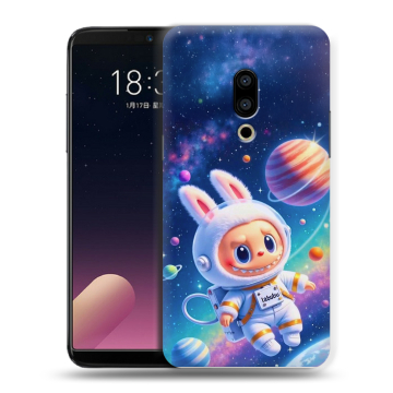 Силиконовый чехол на Meizu 15 с принтом Labubu Лабубу