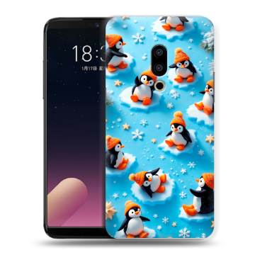 Силиконовый чехол на Meizu 15 с принтом Новый год