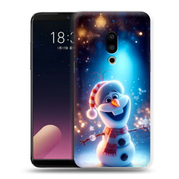 Силиконовый чехол на Meizu 15 с принтом Новый год