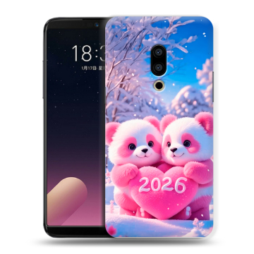 Силиконовый чехол на Meizu 15 с принтом Новый год