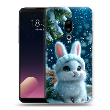 Силиконовый чехол на Meizu 15 с принтом Новый год