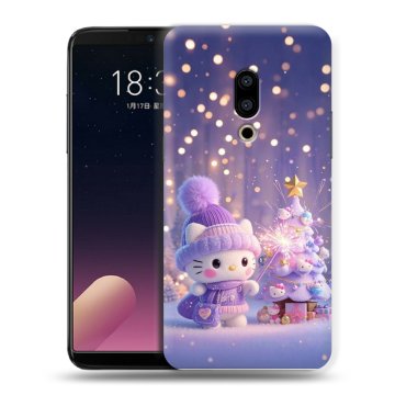 Силиконовый чехол на Meizu 15 с принтом Новый год