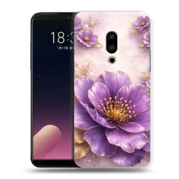 Силиконовый чехол на Meizu 15 с принтом женский