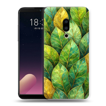 Силиконовый чехол на Meizu 15 с принтом женский