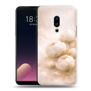 Силиконовый чехол на Meizu 15 с принтом женский