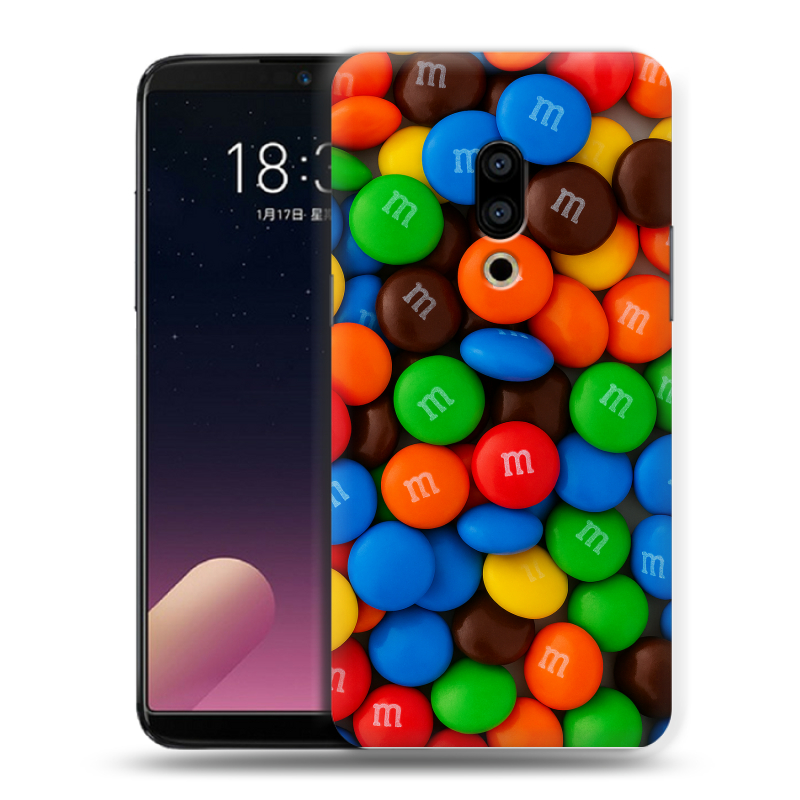 Силиконовый чехол на Meizu 15 с принтом Конфеты Силиконовый чехол на Meizu 15 с принтом Конфеты