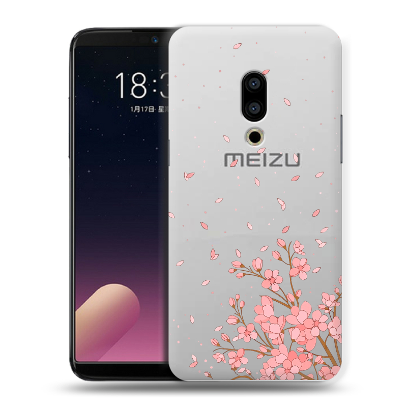 Пластиковый чехол на Meizu 15 с принтом Ветка сакуры Пластиковый чехол на Meizu 15 с принтом Ветка сакуры