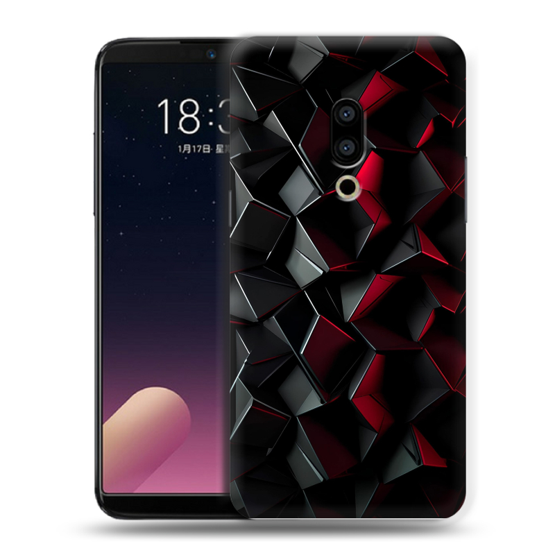 Силиконовый чехол на Meizu 15 с принтом Абстракция Силиконовый чехол на Meizu 15 с принтом Абстракция