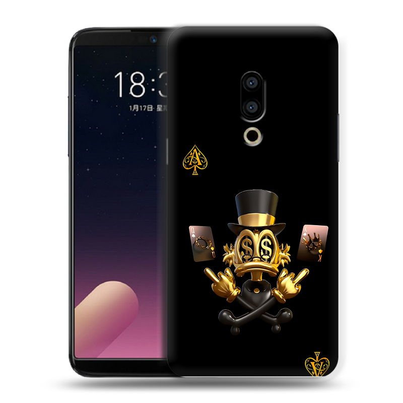 Пластиковый чехол на Meizu 15 с принтом Золотой скрудж макдак Пластиковый чехол на Meizu 15 с принтом Золотой скрудж макдак