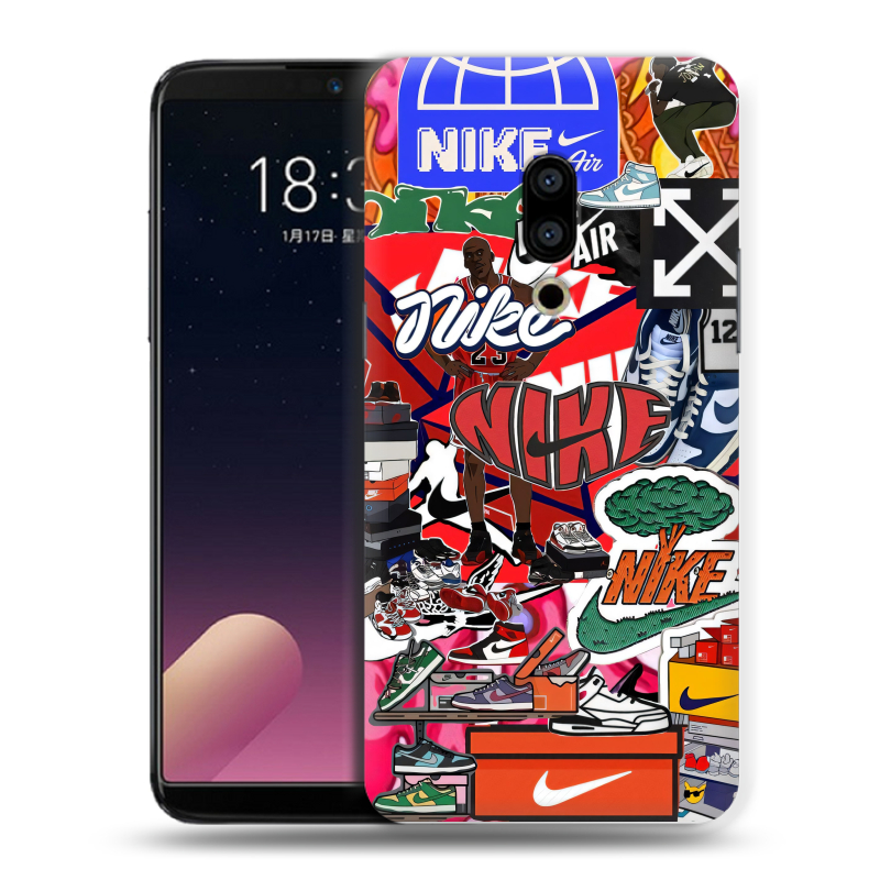 Пластиковый чехол на Meizu 15 с принтом Найк Nike яркий Пластиковый чехол на Meizu 15 с принтом Найк Nike яркий