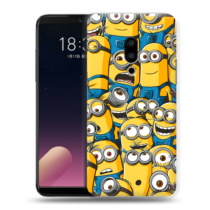 Пластиковый чехол на Meizu 15 с принтом Миньоны Пластиковый чехол на Meizu 15 с принтом Миньоны