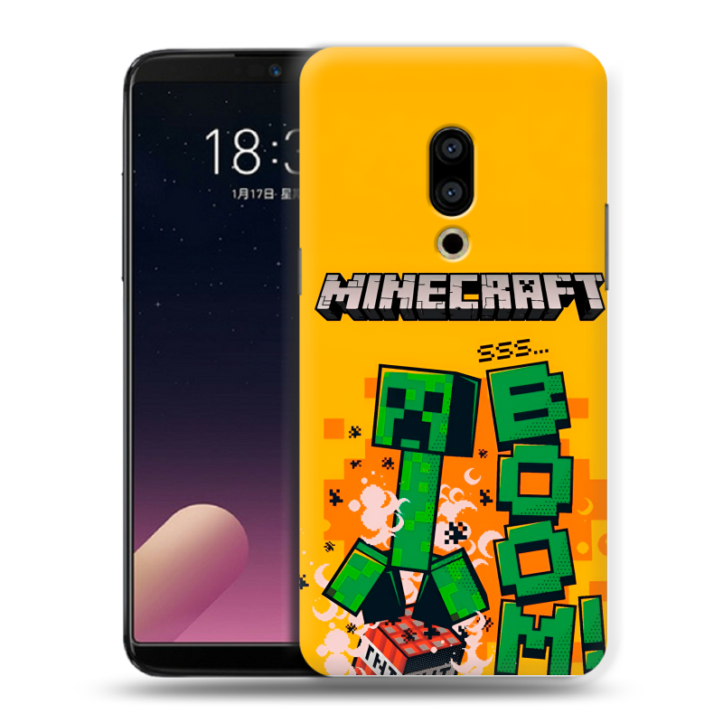 Силиконовый чехол на Meizu 15 с принтом Майнкрафт Minecraft Силиконовый чехол на Meizu 15 с принтом Майнкрафт Minecraft