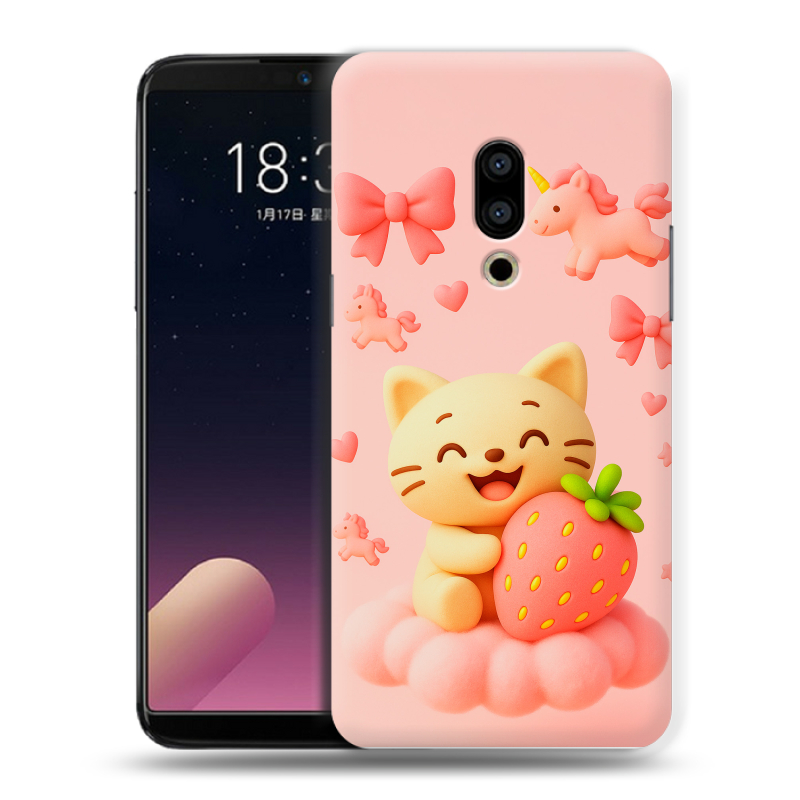 Пластиковый чехол на Meizu 15 с принтом для девочек Пластиковый чехол на Meizu 15 с принтом для девочек