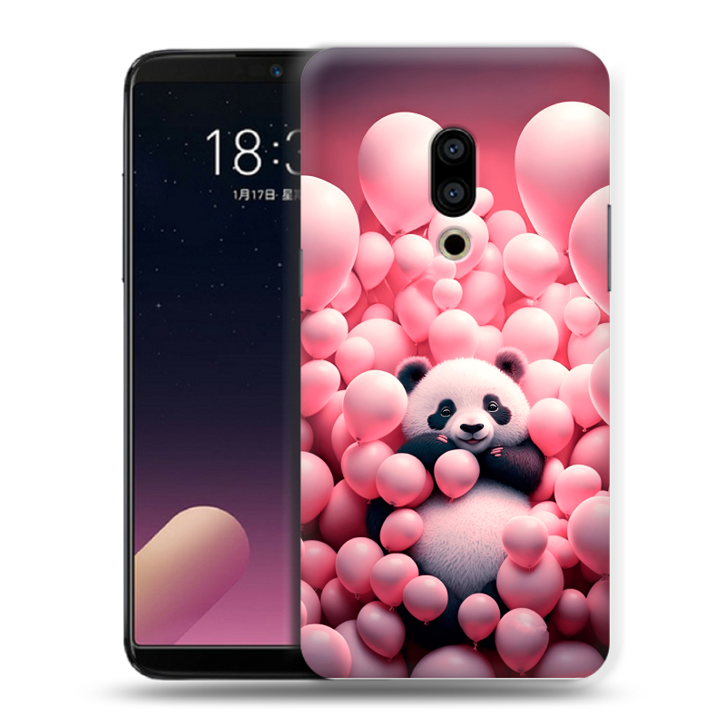 Пластиковый чехол на Meizu 15 с принтом Панда Пластиковый чехол на Meizu 15 с принтом Панда