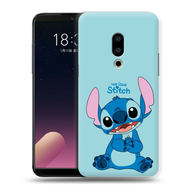 Пластиковый чехол на Meizu 15 с принтом Лило и Стич Пластиковый чехол на Meizu 15 с принтом Лило и Стич