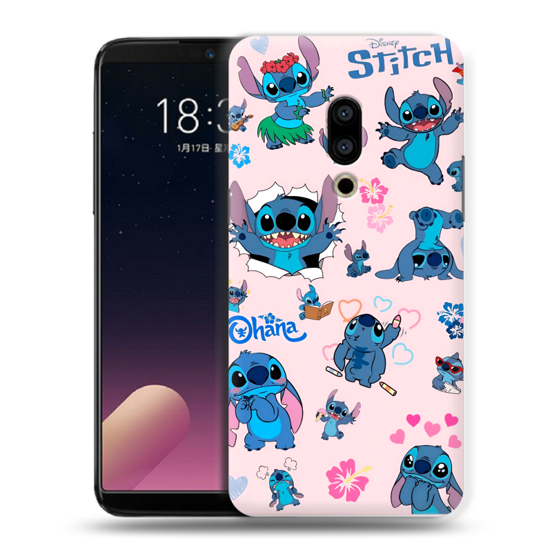 Пластиковый чехол на Meizu 15 с принтом Лило и Стич Пластиковый чехол на Meizu 15 с принтом Лило и Стич
