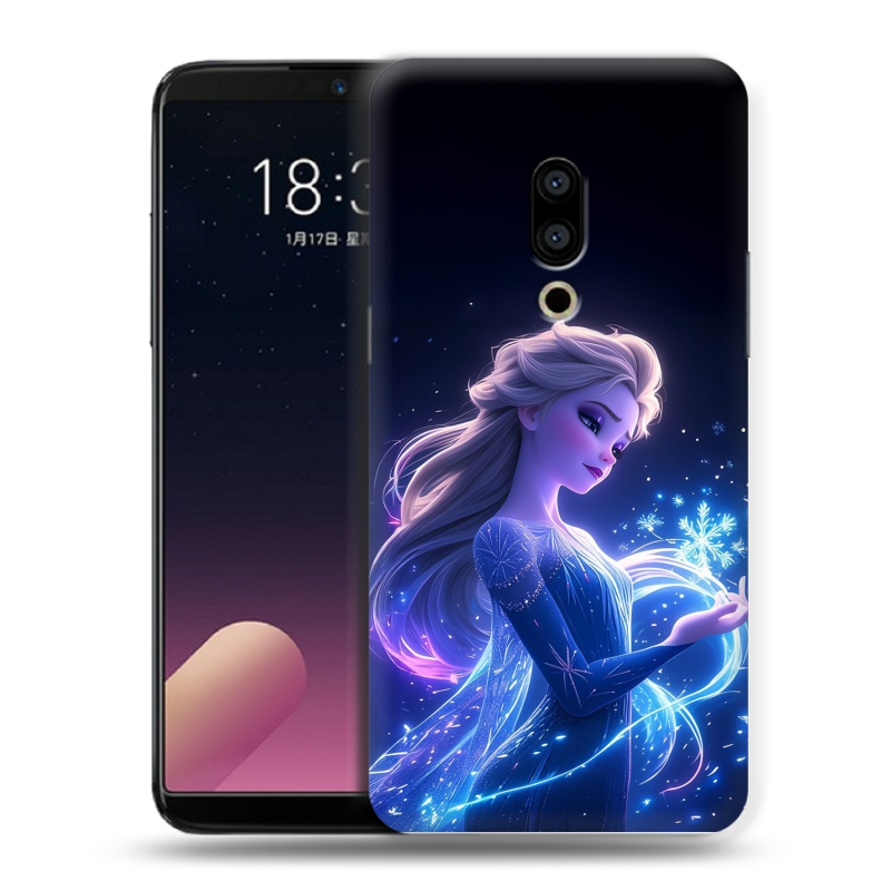 Пластиковый чехол на Meizu 15 с принтом Холодное сердце Frozen Пластиковый чехол на Meizu 15 с принтом Холодное сердце Frozen