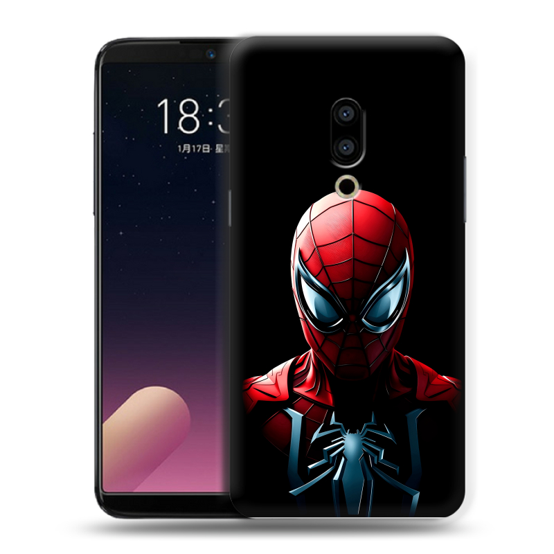 Силиконовый чехол на Meizu 15 с принтом Spiderman Человек паук Силиконовый чехол на Meizu 15 с принтом Spiderman Человек паук