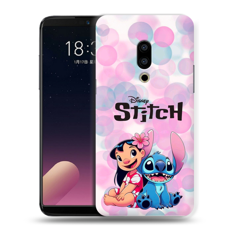 Пластиковый чехол на Meizu 15 с принтом Лило и Стич Пластиковый чехол на Meizu 15 с принтом Лило и Стич
