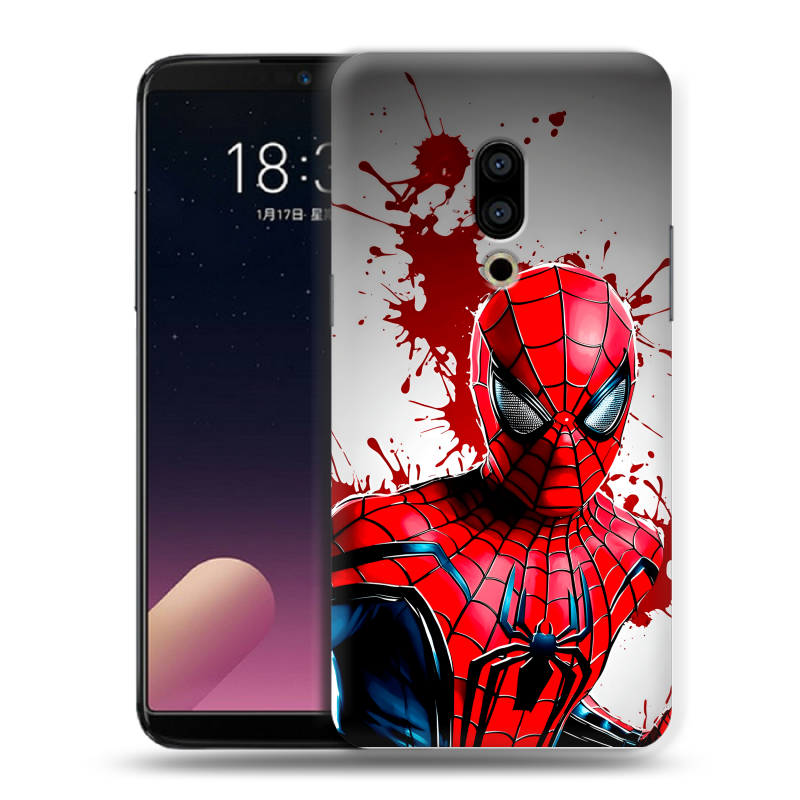Силиконовый чехол на Meizu 15 с принтом Spiderman Человек паук Силиконовый чехол на Meizu 15 с принтом Spiderman Человек паук