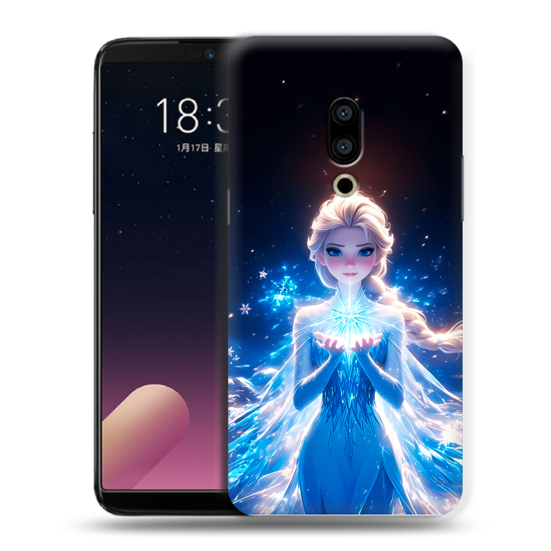 Силиконовый чехол на Meizu 15 с принтом Холодное сердце Frozen Силиконовый чехол на Meizu 15 с принтом Холодное сердце Frozen
