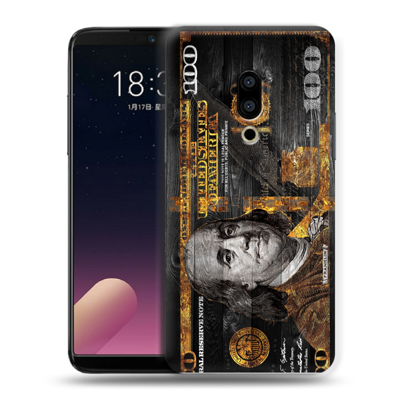 Силиконовый чехол на Meizu 15 с принтом Доллар деньги Силиконовый чехол на Meizu 15 с принтом Доллар деньги