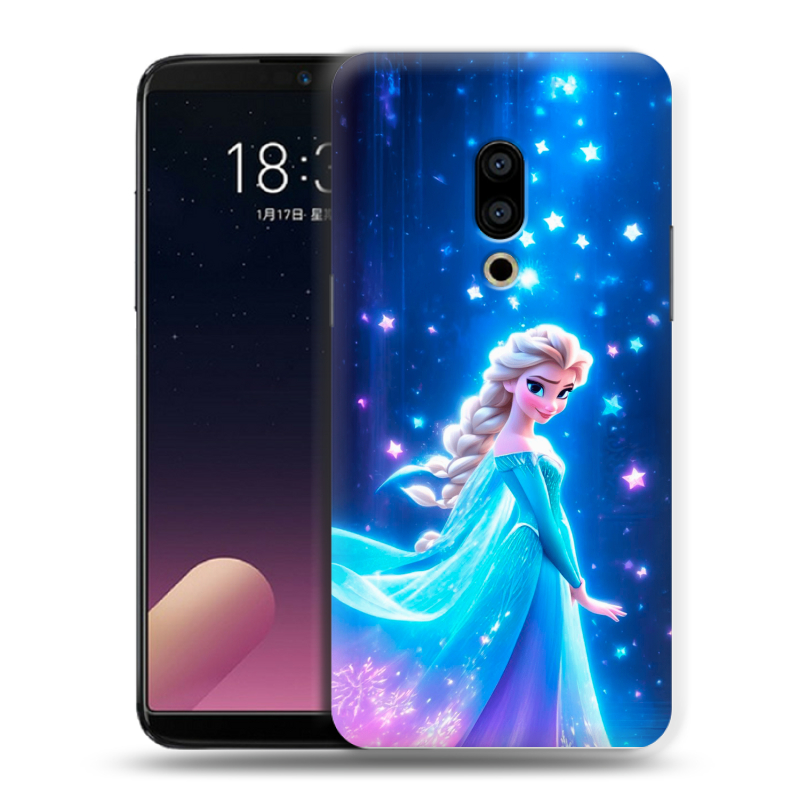 Пластиковый чехол на Meizu 15 с принтом Холодное сердце Frozen Пластиковый чехол на Meizu 15 с принтом Холодное сердце Frozen